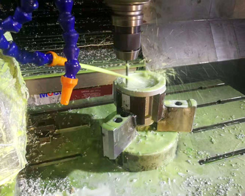 鋁合金零件車(chē)銑復(fù)合加工_連接頭四軸CNC機(jī)械加工