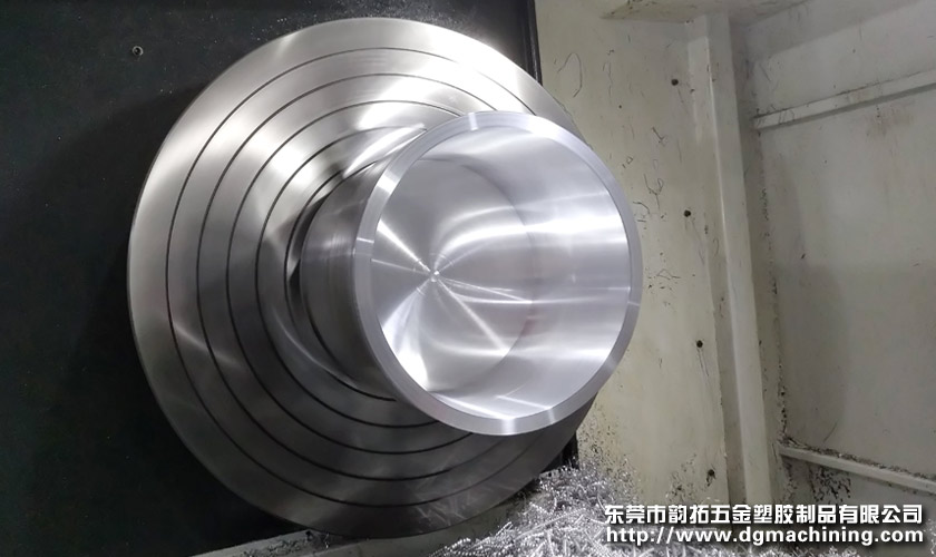 大口徑鋁件滾筒凹槽CNC車(chē)削加工定制 大口徑鋁件滾筒凹槽CNC車(chē)削加工定制